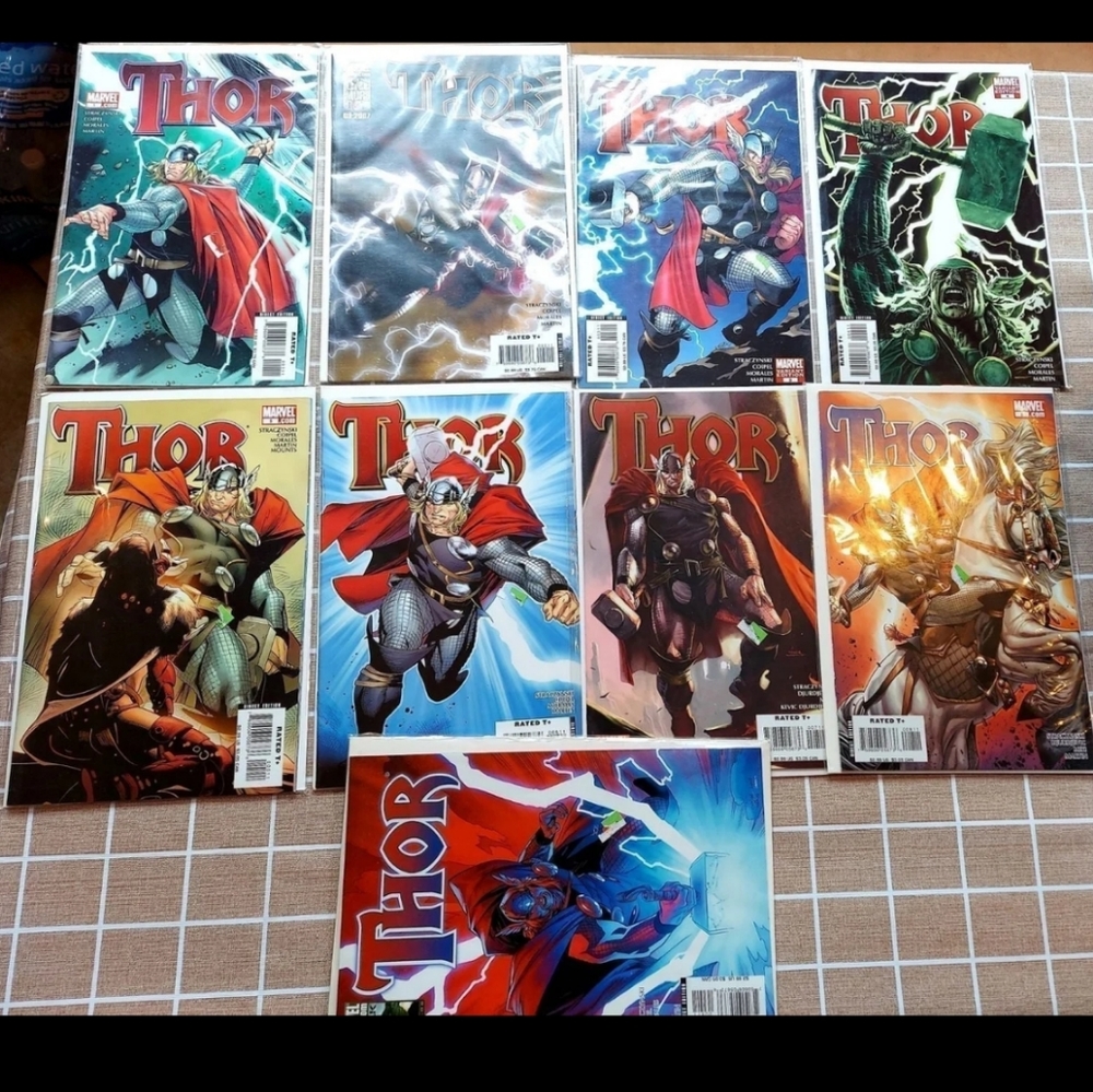 Marvel Avengers Thor Comic Book lot Direct Edition